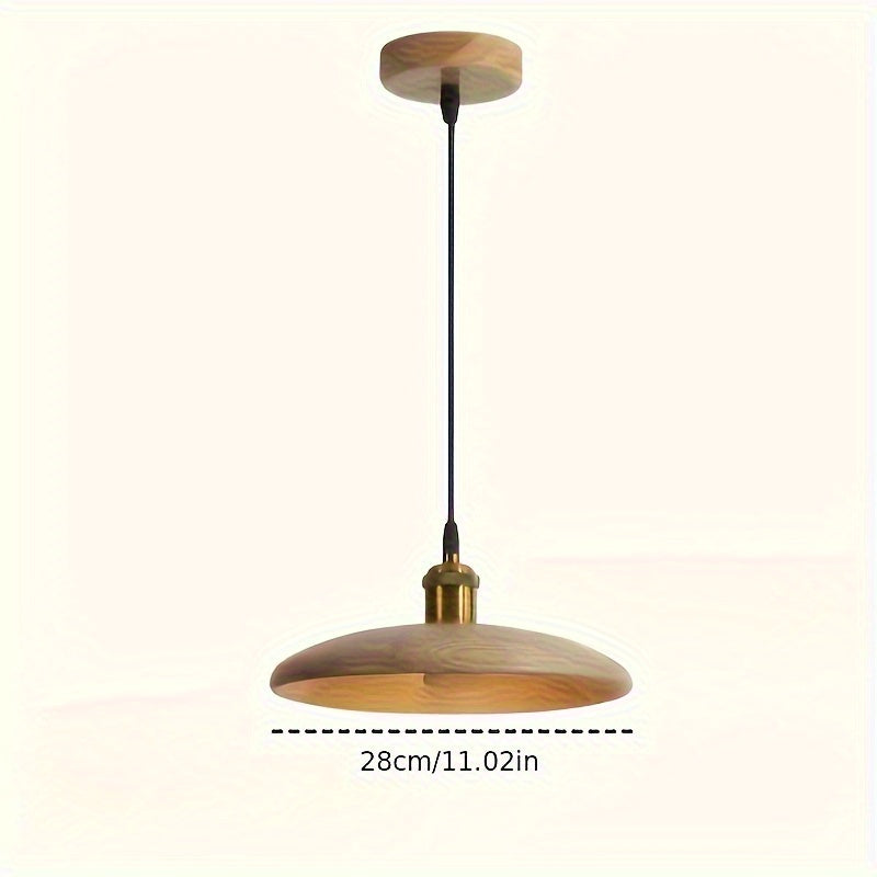Modern Nordic Solid Wood Pendant Light | Scandinavian Ceiling Lamp
