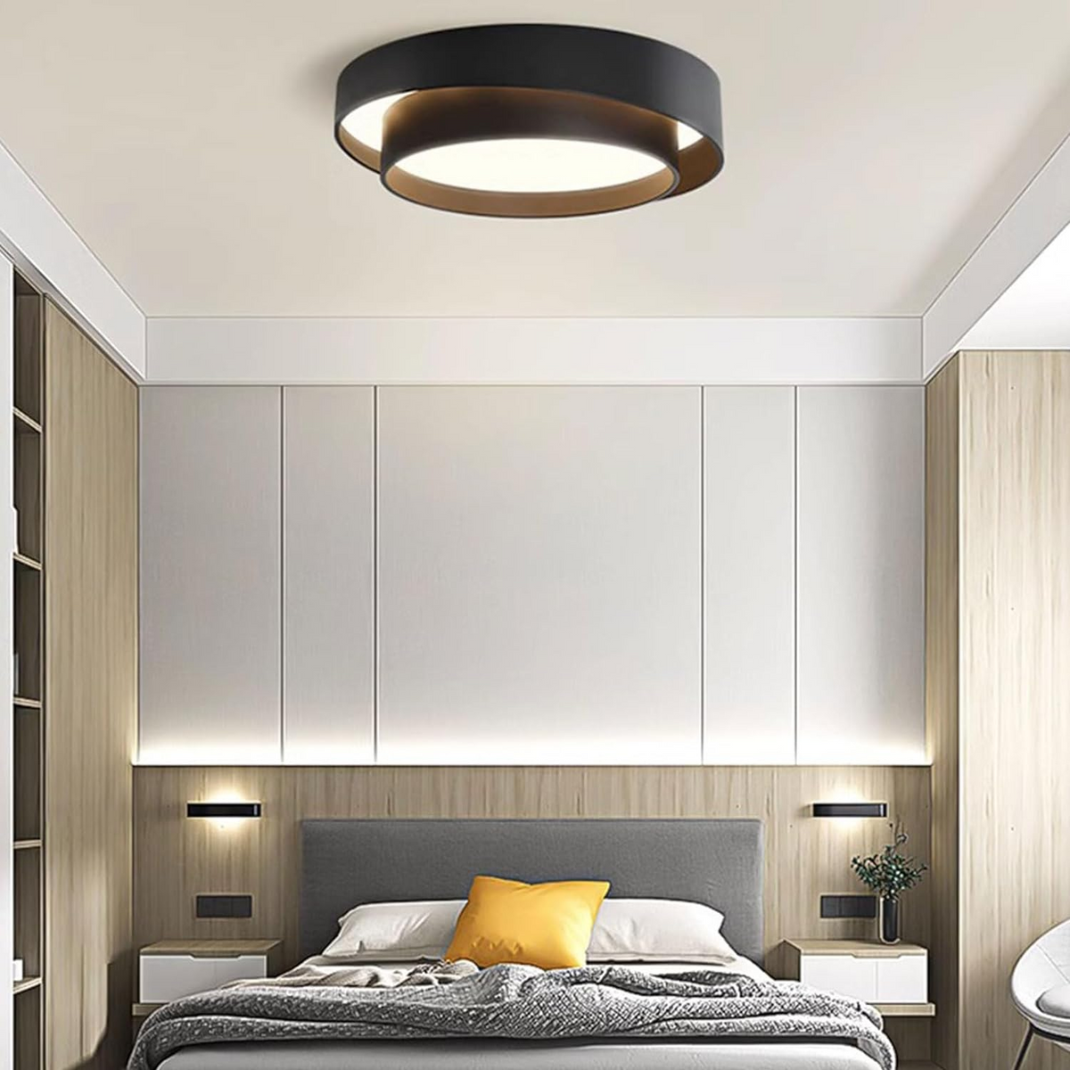 Nordic Round LED Ceiling Light | Modern Minimalist Design