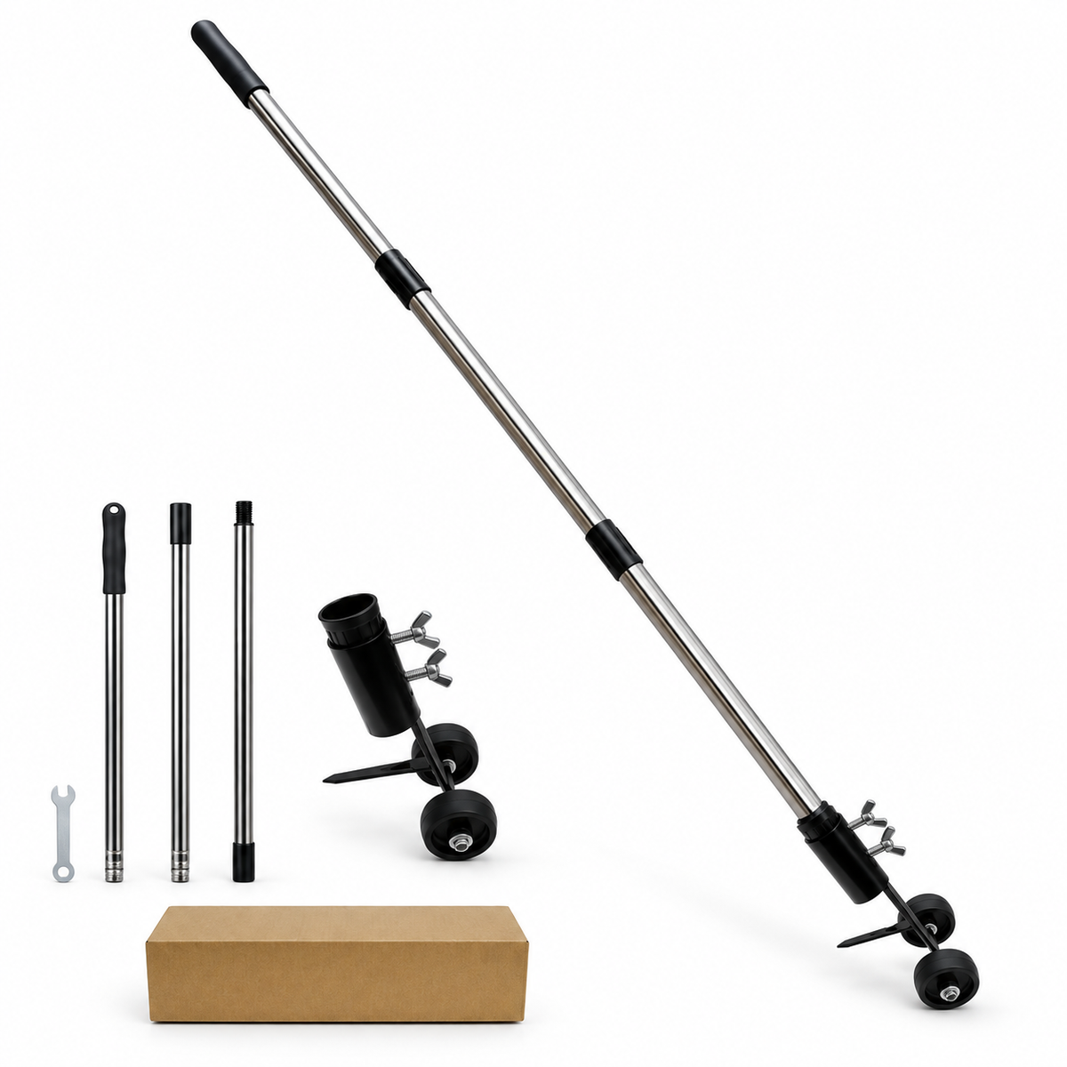 Gap Weeder Garden Tool Manual Long Handle Stainless Steel