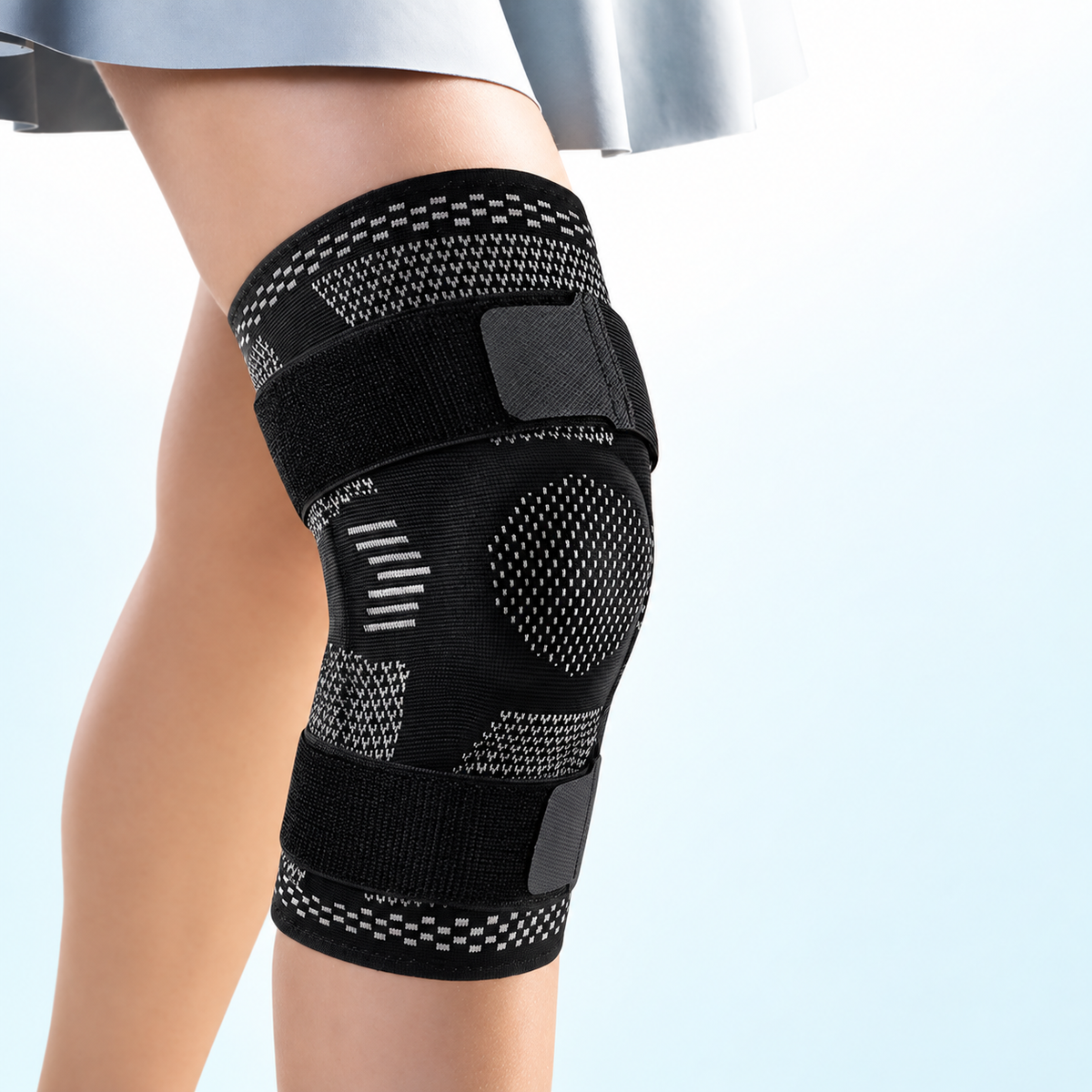 Knee Brace Compression Adjustable Support Sleeve Stabilizer