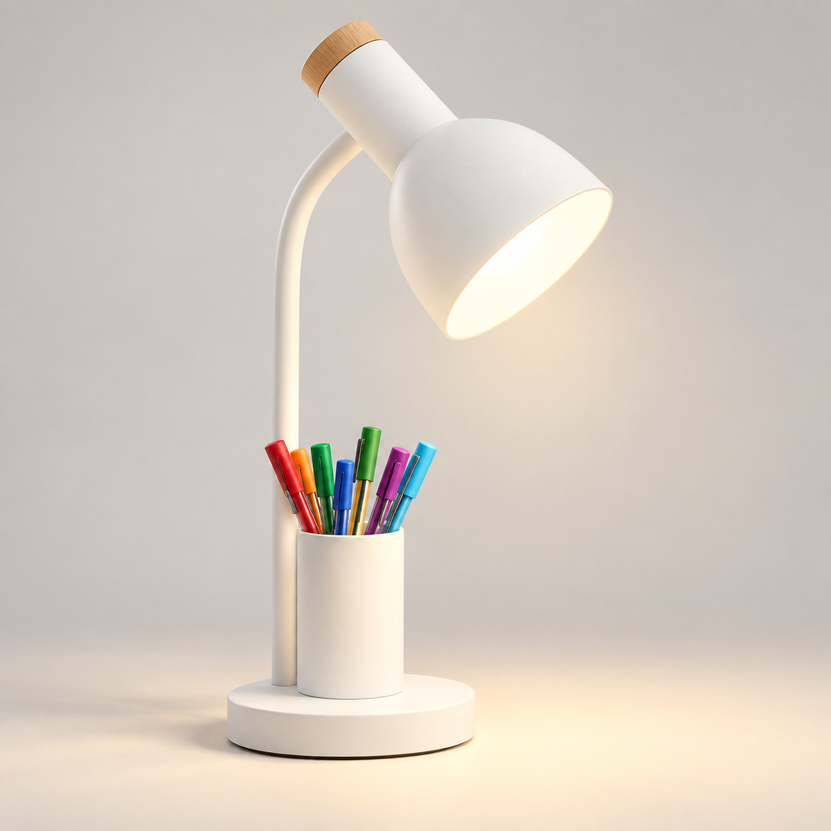 Modern Desk Lamp Functional Adjustable Height Design