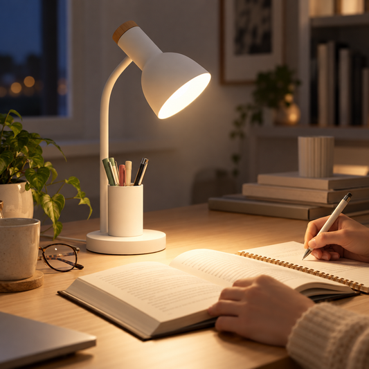 Modern Desk Lamp Functional Adjustable Height Design