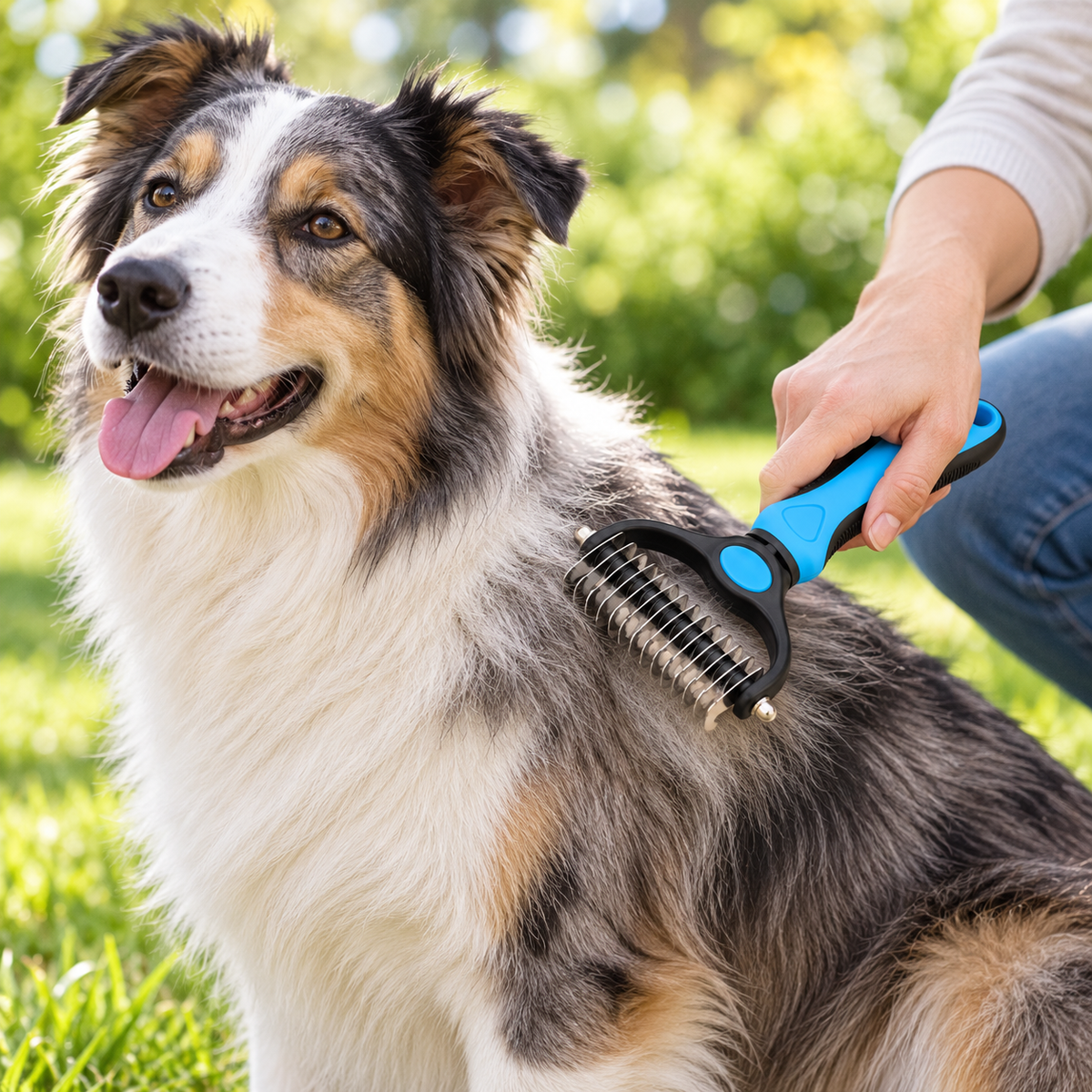 Pet Grooming Tool Brush Tangle Remover Dual Sided Design
