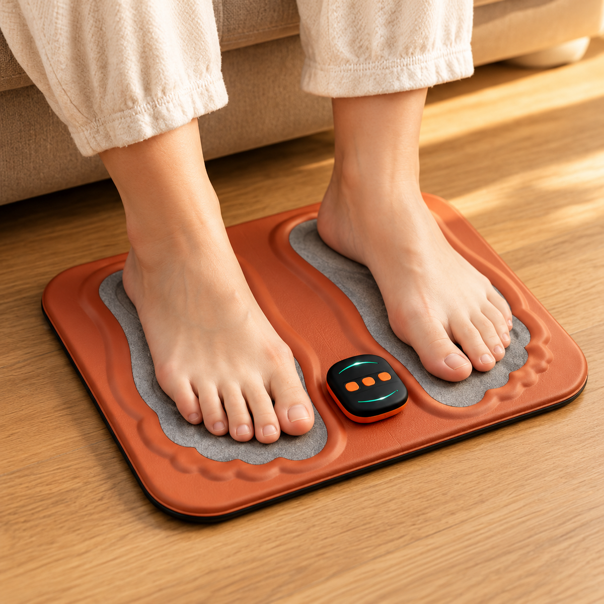 Portable Foot Massage Pad Ergonomic Design Foldable Knead