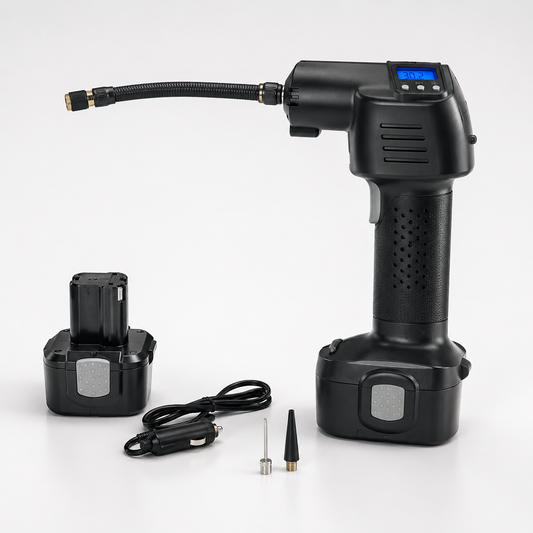 Portable Tire Inflator Rechargeable Digital Cordless Gauge