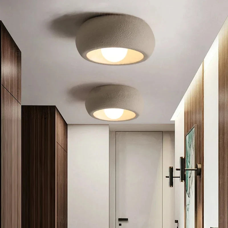 Minimalist Circular Ceiling Lamp | Modern Flush-Mount Light
