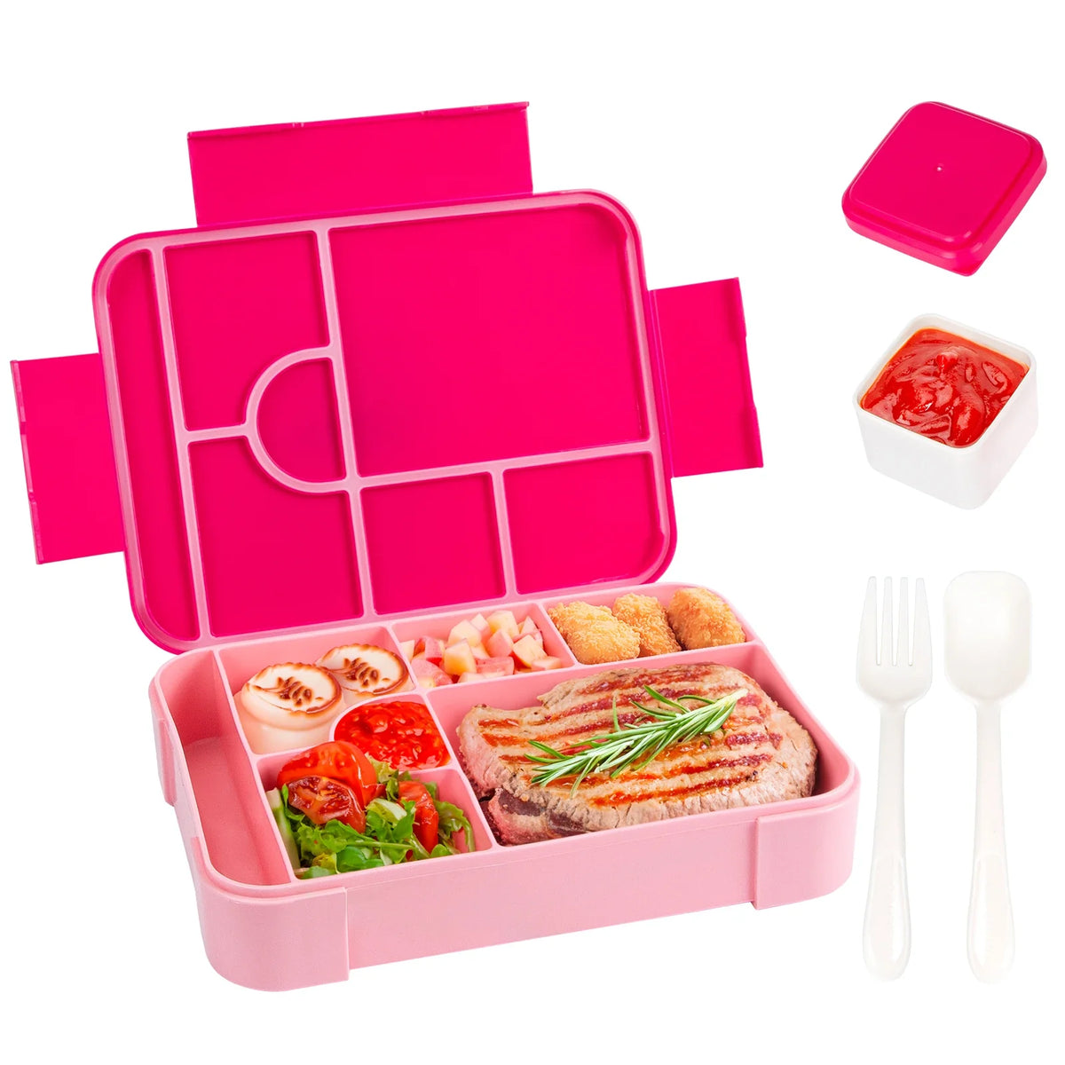 BentoMax | 1330ml Large Capacity Leak-Proof Bento Lunch Box – Microwave & Portable Food Container