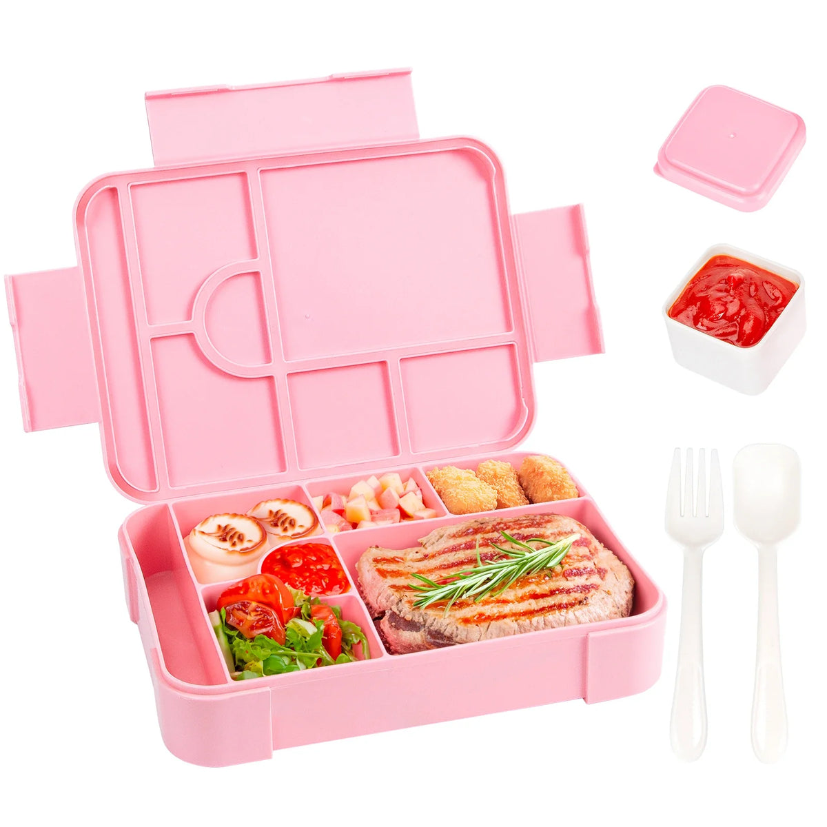 BentoMax | 1330ml Large Capacity Leak-Proof Bento Lunch Box – Microwave & Portable Food Container