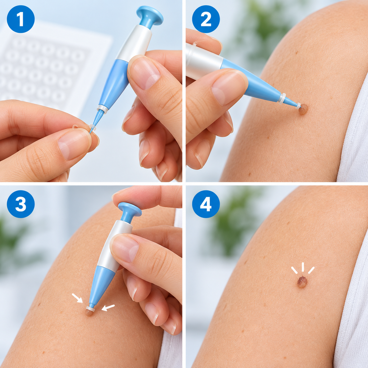Skin Tag Removal Kit Device Auto Remover Compact Handheld