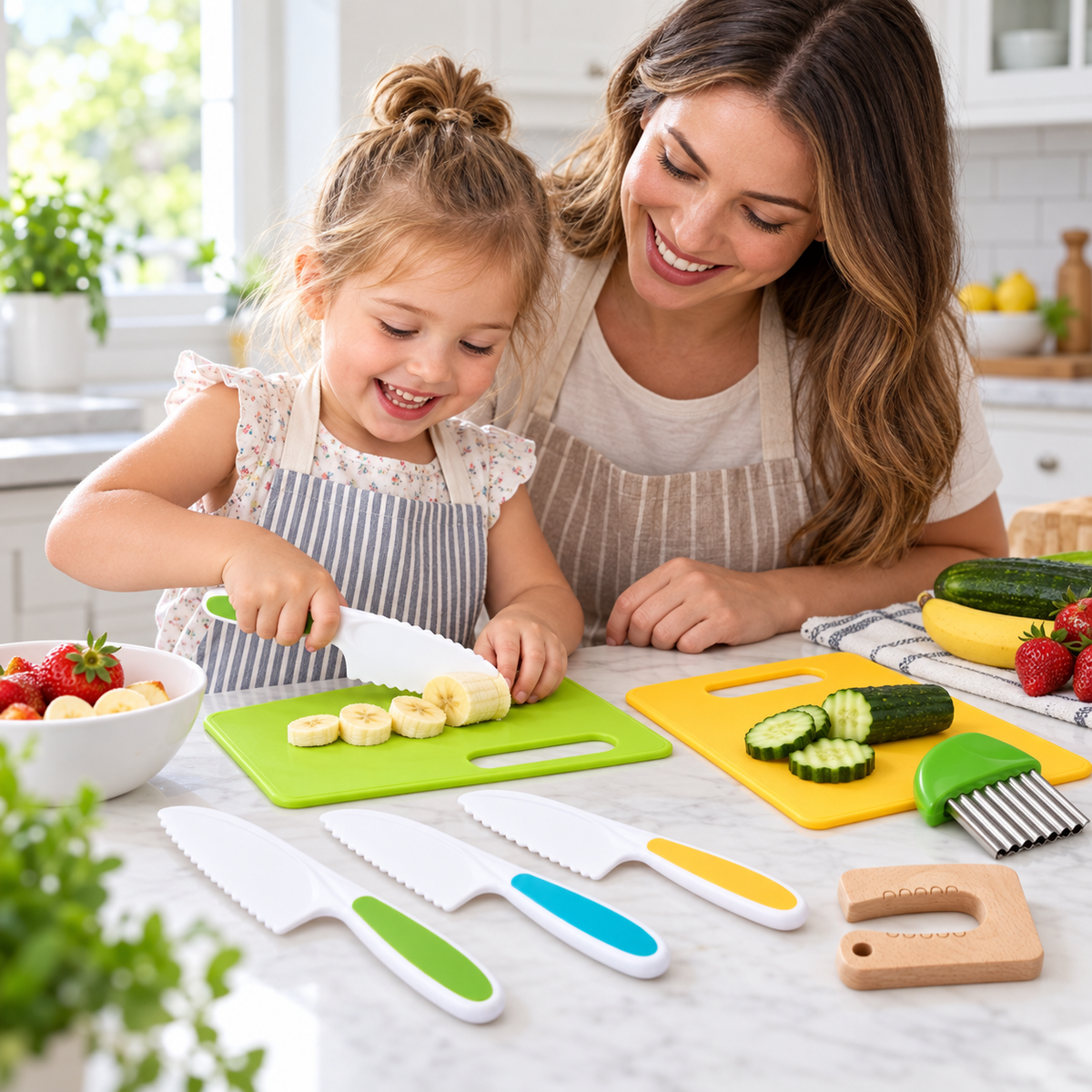 Toddler Kitchen Set Child Chef Cooking Tools Playset