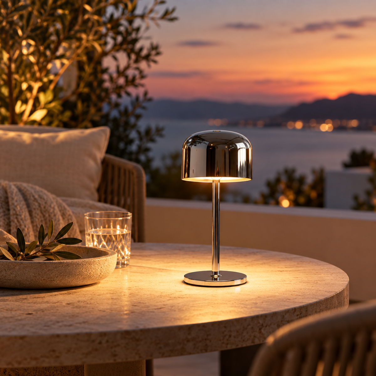 Touch Dimmer Table Lamp LED Outdoor Decorative Lamp