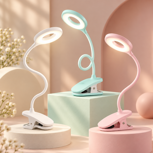 USB Reading Lamp LED Clip On Adjustable Flexible Arm