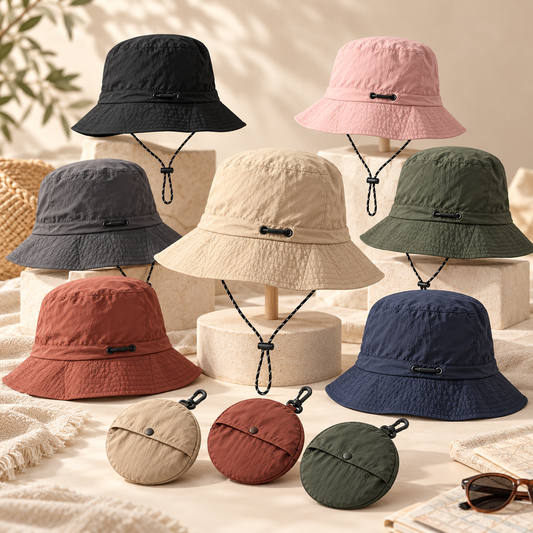 Water Resistant Sun Hat Quick Drying Foldable Design
