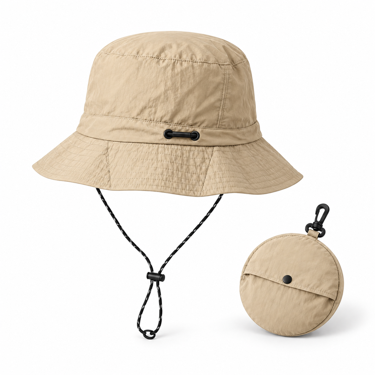 Water Resistant Sun Hat Quick Drying Foldable Design