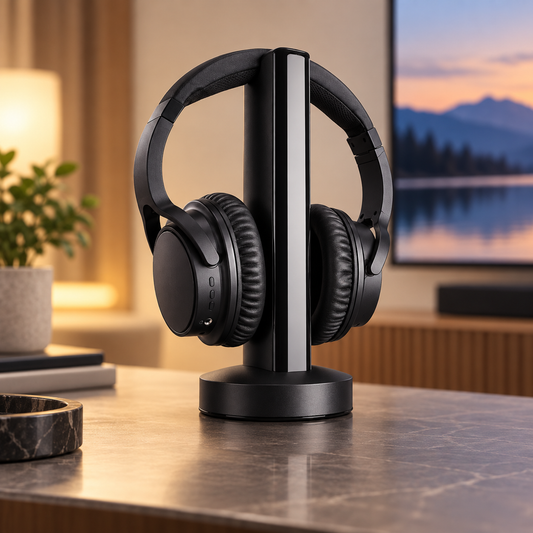 Wireless Headphones Long Range Comfortable Fit